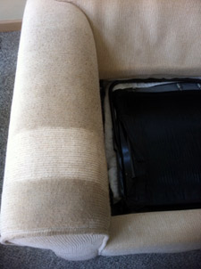 upholstery cleaning sofa arm